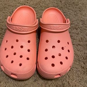 peach colored crocs! - 9